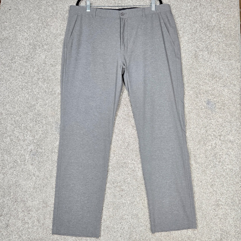 Johnston & Murphy XC4 Pants Mens 38x31 gray Performance Stretch